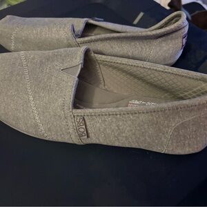 BOBS from Skechers Gray Loafers Slip-Ons